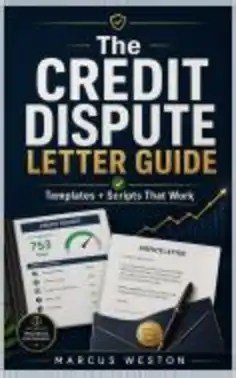 The Credit Dispute Letter Guide by Marcus Weston book cover